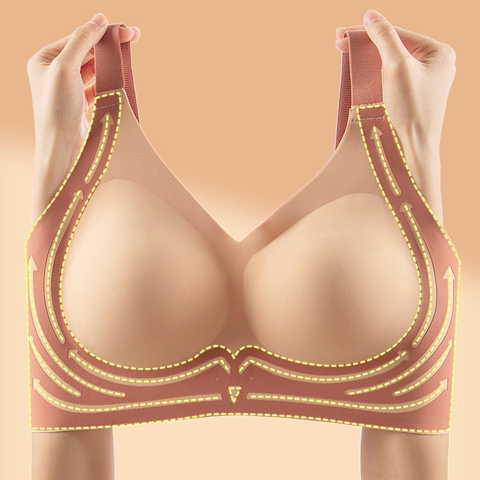 Sleep Bra Bralette - النساء سلس حمالات الصدر حجم كبير