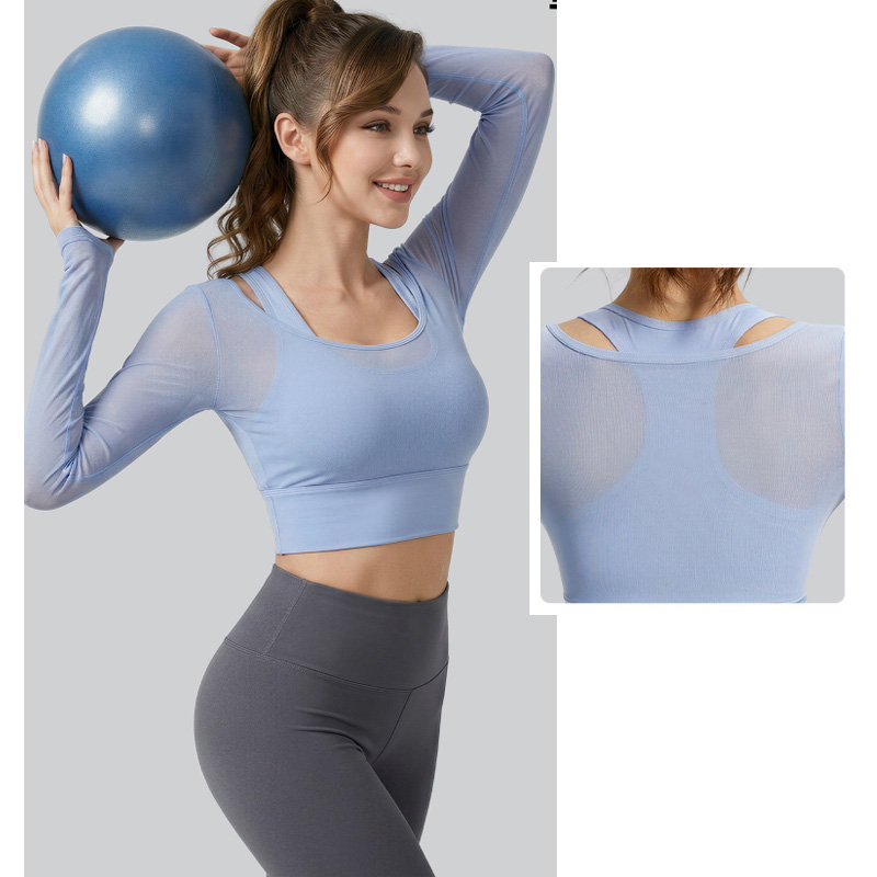 Aiithuug اليوغا المحاصيل كم طو - مراجعة Sheer Mesh Bra وسعره