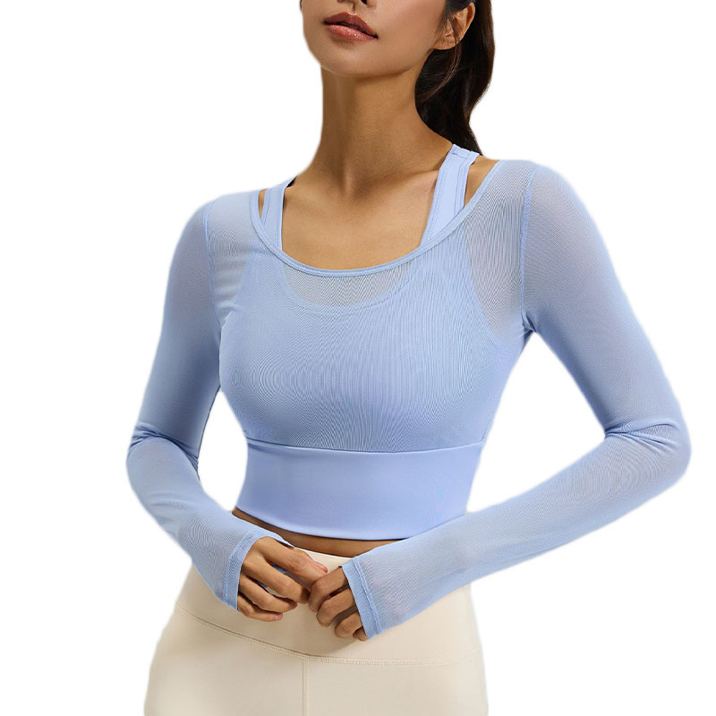 Aiithuug اليوغا المحاصيل كم طو - مراجعة Sheer Mesh Bra وسعره