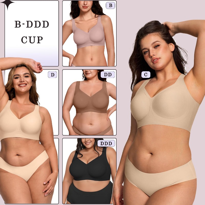 حمالة صدر نسائية لاسلكية بمقاس - مراجعة Full Coverage Bra وسعره