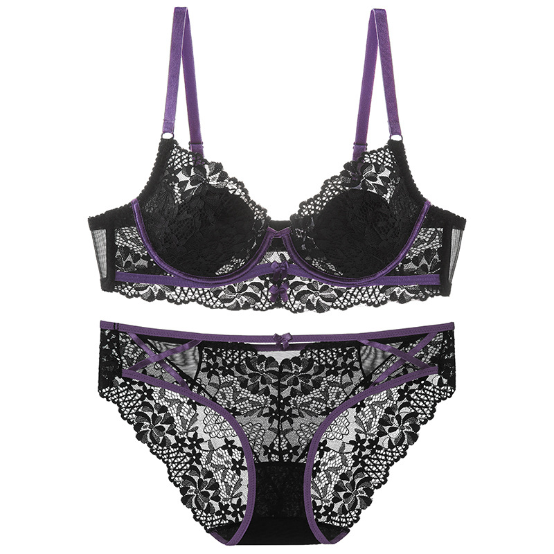 طقم لانجري نسائي جديد مثير من  - مراجعة Sheer Bra Lace وسعره
