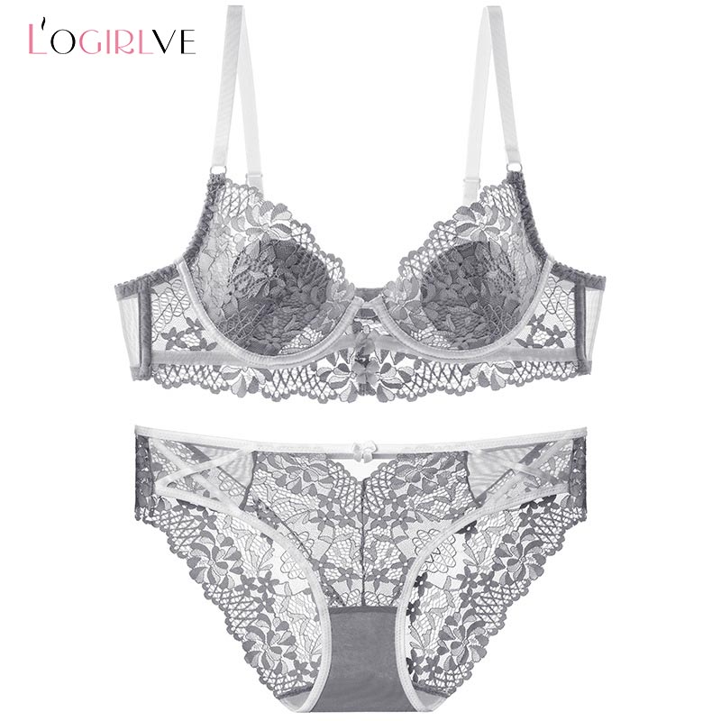طقم لانجري نسائي جديد مثير من  - مراجعة Sheer Bra Lace وسعره