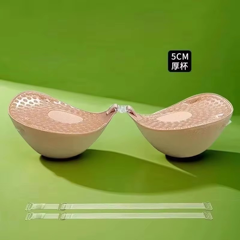 5 سنتيمتر سميكة تنفس لاصق الصد - مراجعة Push Up Bra Silicone وسعره