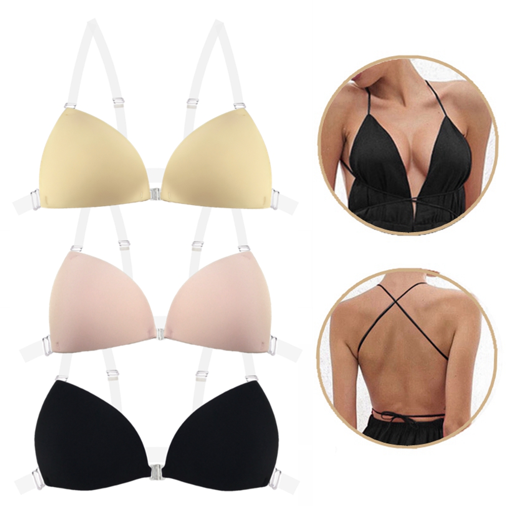 حمالة صدر لاصقة للنساء لفساتين - مراجعة Push Up Bra Silicone وسعره