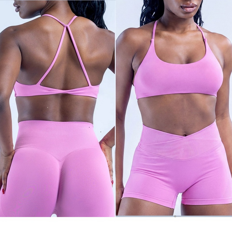 طقم يوجا جديد من SEEKSUC بدون  - مراجعة T Shirt Bra Seamless وسعره
