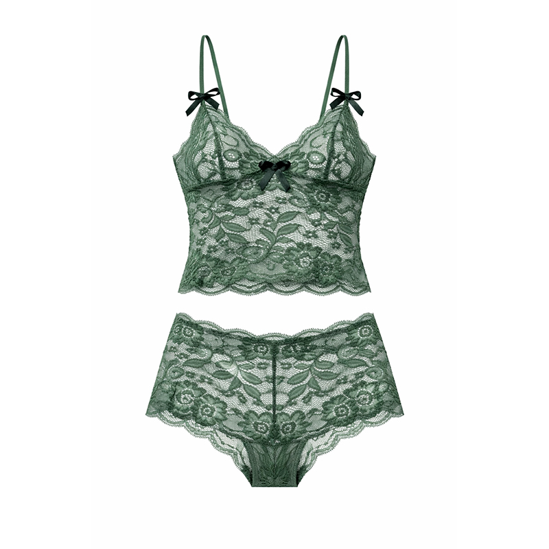 طقم لانجري نسائي مثير من الدان - مراجعة Sheer Bra Lace وسعره