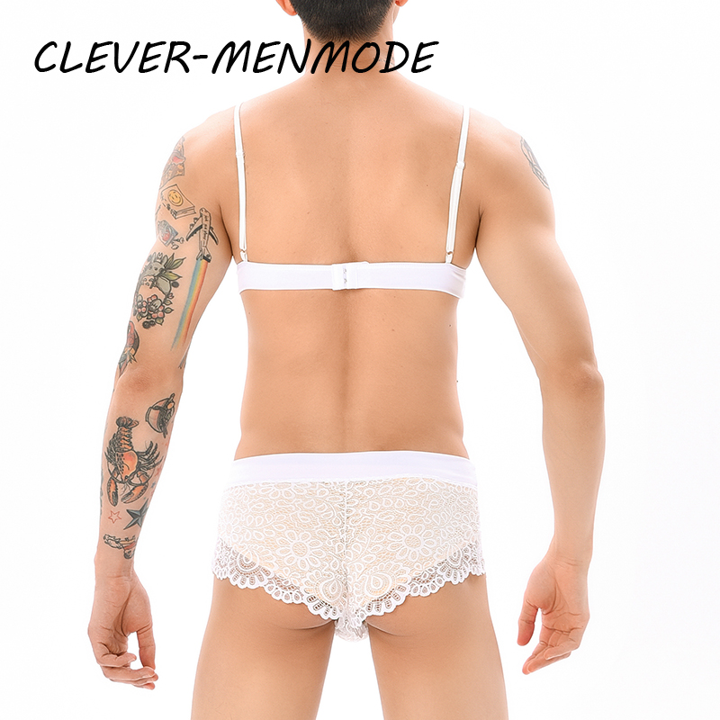 طقم لانجري رجالي مثير للتنكر،  - مراجعة Sheer Bra Lace وسعره